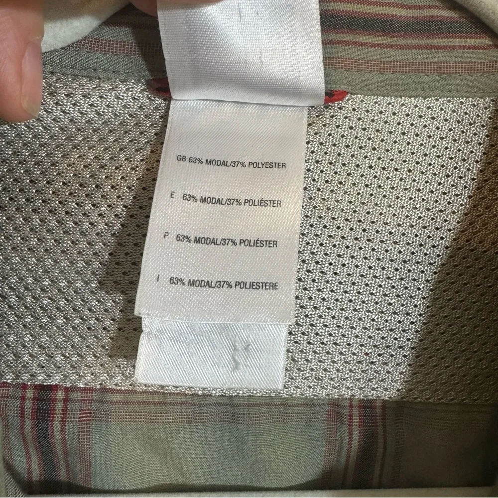 The North Face Plaid‎ Short Sleeve Button Down Shirt Medium Men's